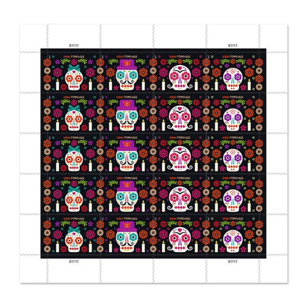 Day of the Dead Forever First Class Postage Stamps