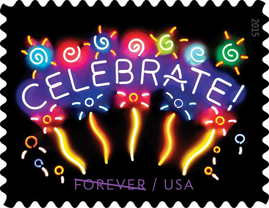 Celebrate Forever First Class Postage Stamps