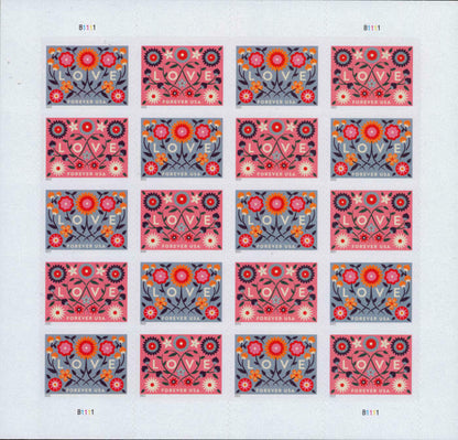 2022 Love Forever First Class Postage Stamps