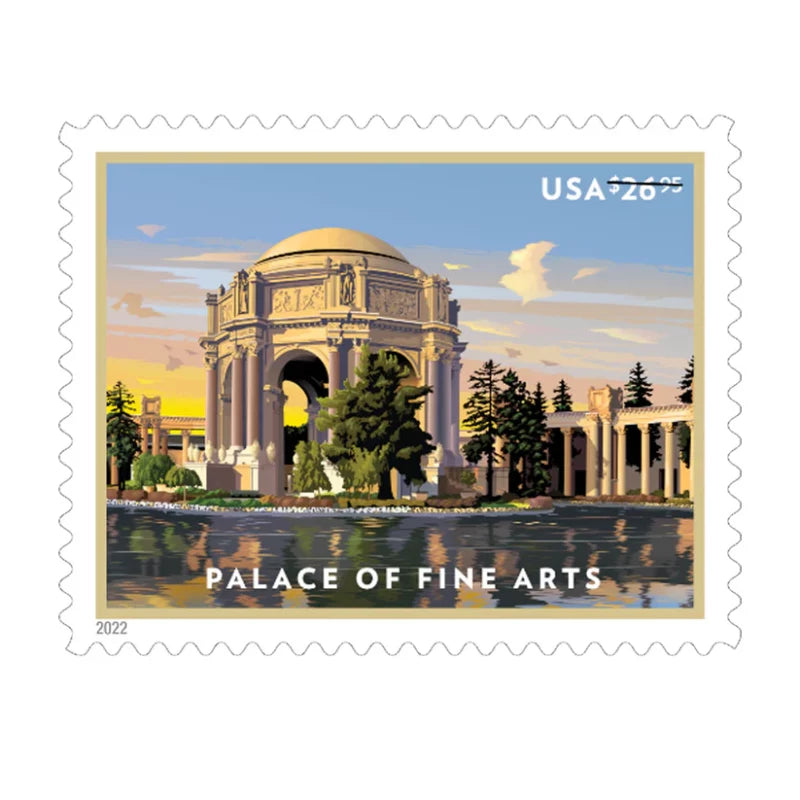 2022 Palace of Fine Arts Express Priority Stamps