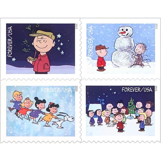 A Charlie Brown Christmas Forever First Class Postage Stamps