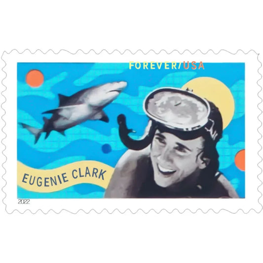 Aquatic Scholar Eugenie Clark Forever First Class Postage Stamps