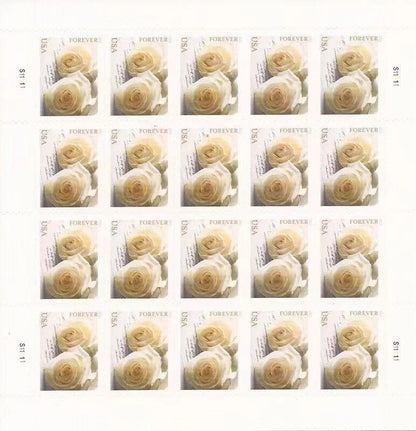 2011 Wedding Rose Forever First Class Postage Stamps