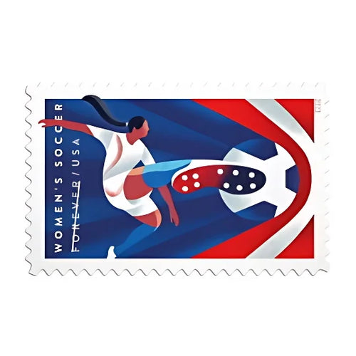 Women’s Soccer Forever Stamps