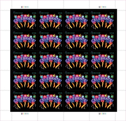 Celebrate Forever First Class Postage Stamps