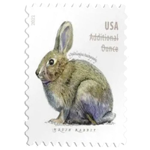 2021 Brush Rabbit Forever First Class Postage Stamps