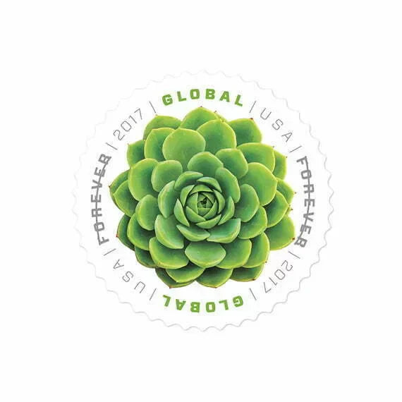 2017 Global Green Succulent Stamps