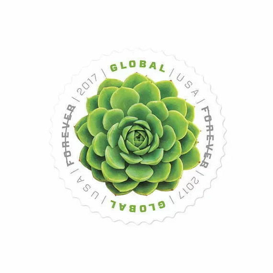 2017 Global Green Succulent Stamps