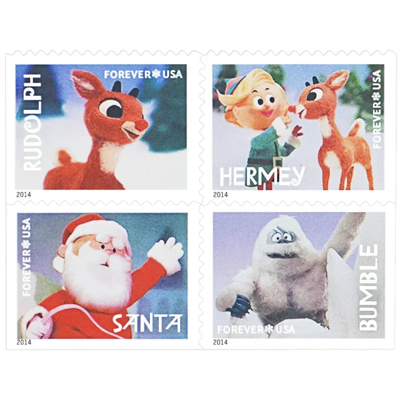 First Class Forever Stamps – Rudolph the Red-Nosed Reindeer