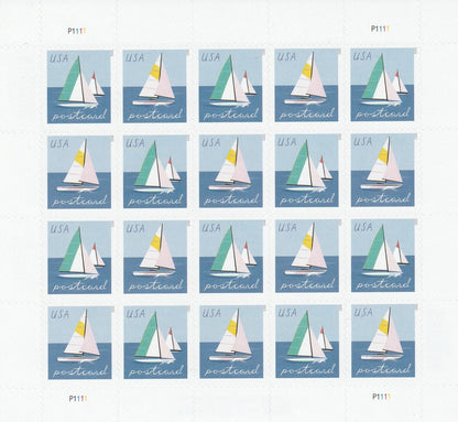 2023 Sailboats Forever Postcard Stamps