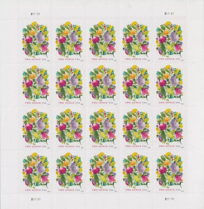 Wedding Blooms Two Ounce Forever First Class Postage Stamps