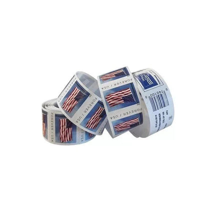 2019 U.S. Flag Forever Stamps – 100 Pcs Coil Roll (Self-Adhesive)
