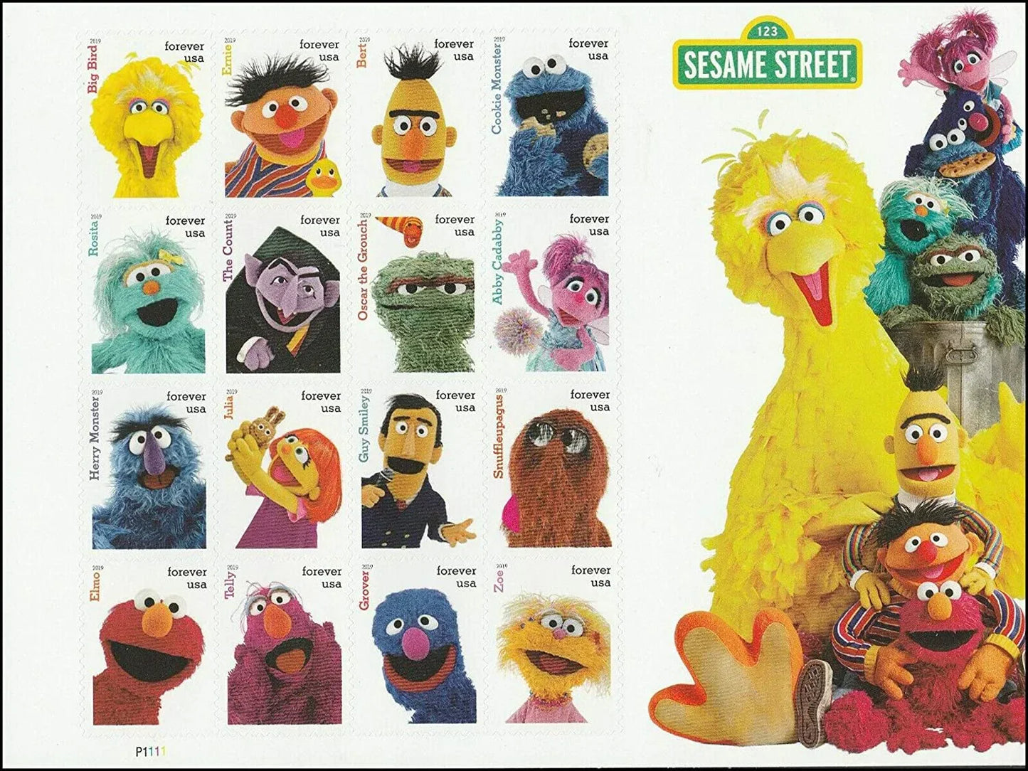 Sesame Street Forever Stamps