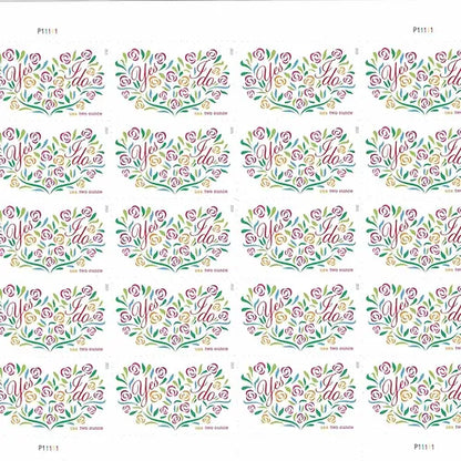 “Yes, I Do” 2015 Two-Ounce Forever Wedding Stamps