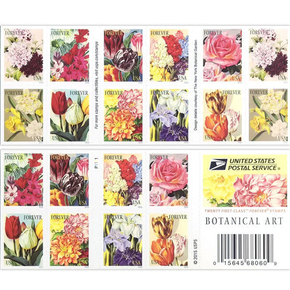 Botanical Art Forever Stamps