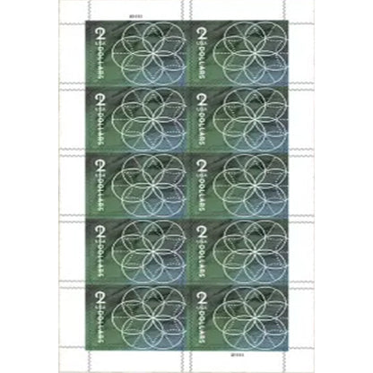 2022 $2 Floral Geometry Forever First Class Postage Stamp