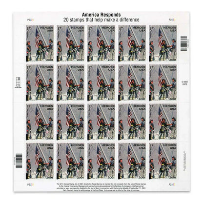 2001 US America Responds First Class Forever Stamps