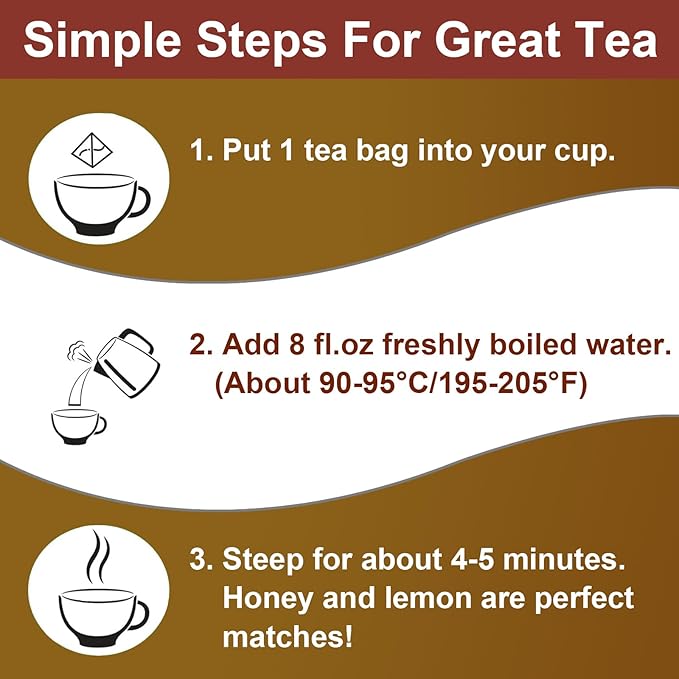 Mullein Leaf Tea Bags, 20 Teabags, 3g/bag For Lungs - Non-GMO - Caffeine-free - Natural Healthy Herbal Tea