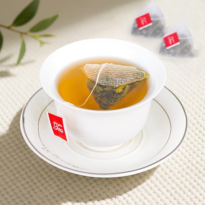 Lemon Balm Tea, 100% Pure & Natural Lemon Balm Leaves Herbal Tea Bags, Promotes Relaxation & Aid In Digestion, Caffeine Free, Non-GMO, Additives Free (1 Pack/40Bags)