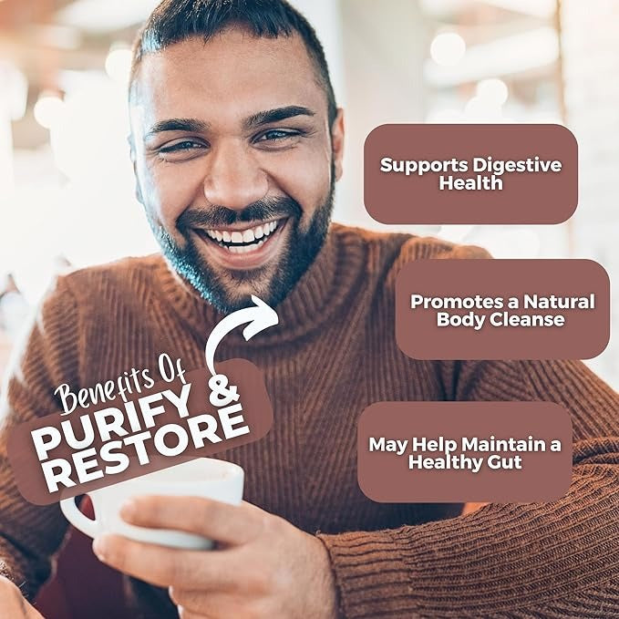 Gut Clean & Restore Loose Leaf Tea | Organic Wormwood, Cloves & Ginger Internal Cleanse,2 oz (57g) | Decaf, Vegan, Zero Caffeine | Resealable Bag | Purify Digestive Health by Get Green,