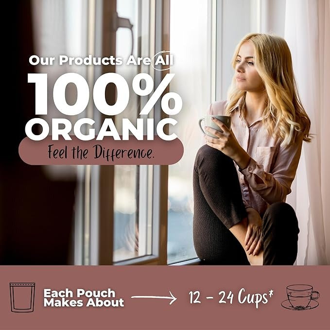 Gut Clean & Restore Loose Leaf Tea | Organic Wormwood, Cloves & Ginger Internal Cleanse,2 oz (57g) | Decaf, Vegan, Zero Caffeine | Resealable Bag | Purify Digestive Health by Get Green,