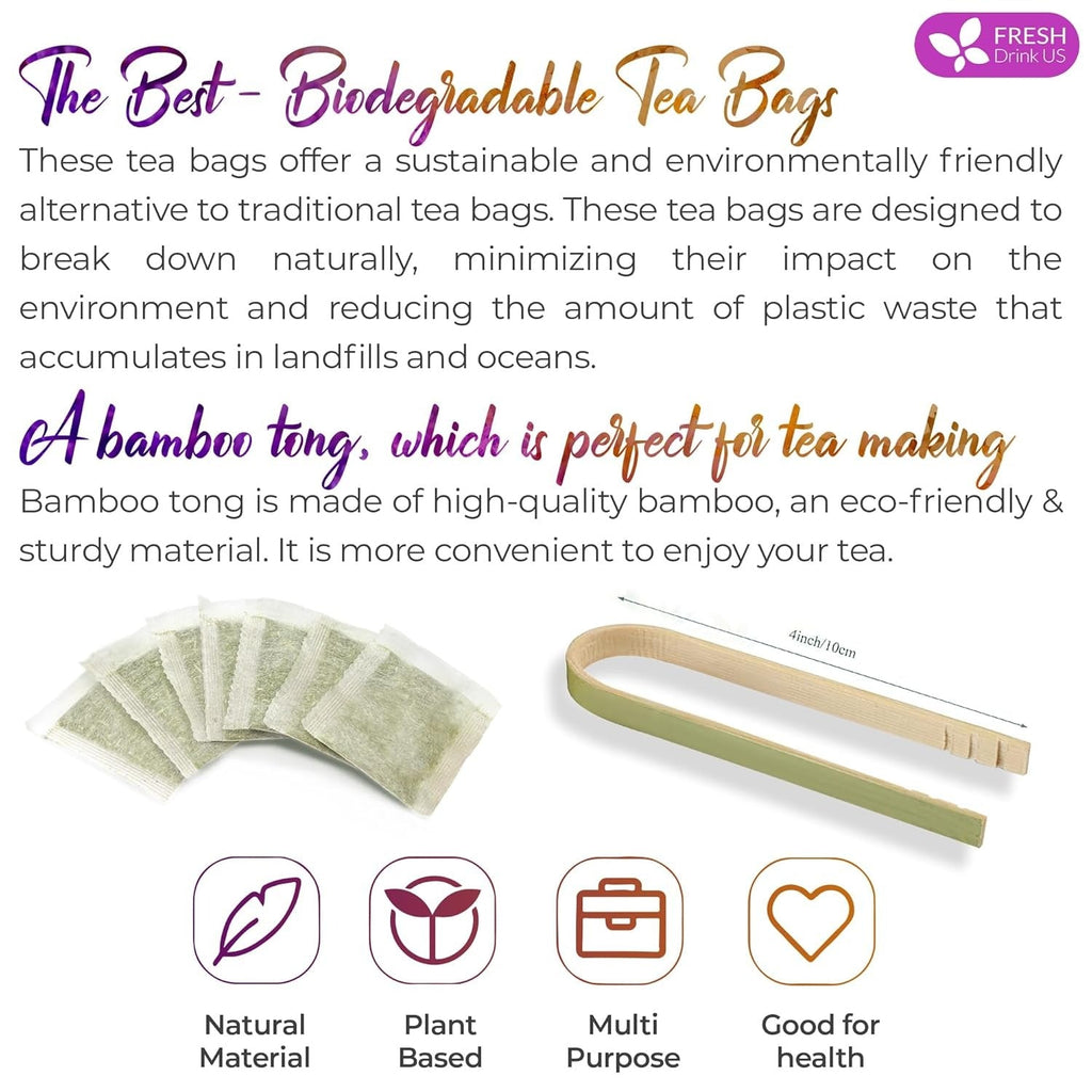 Premium 60 Chamomile Lavender Tea Bags, Calming Herbal Blend Strong Support for Relaxation & Better Sleep | Naturally Caffeine-Free Bedtime Tea with Soothing Floral Aroma, 100% Natural, Hand-made No Sugar/ Caffeine/ Gluten, Vegan